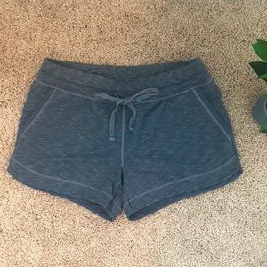 Athleta Gray Drawstring Athletic shorts size M